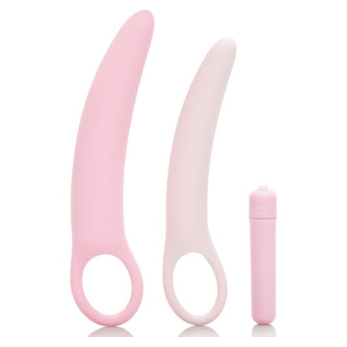 DILATADOR SILICONA PREMIUM SET 2 PIEZAS & VIBRADOR